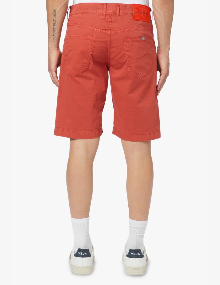 rinascente Jacob Cohen Color gabardine nicolar short - orange