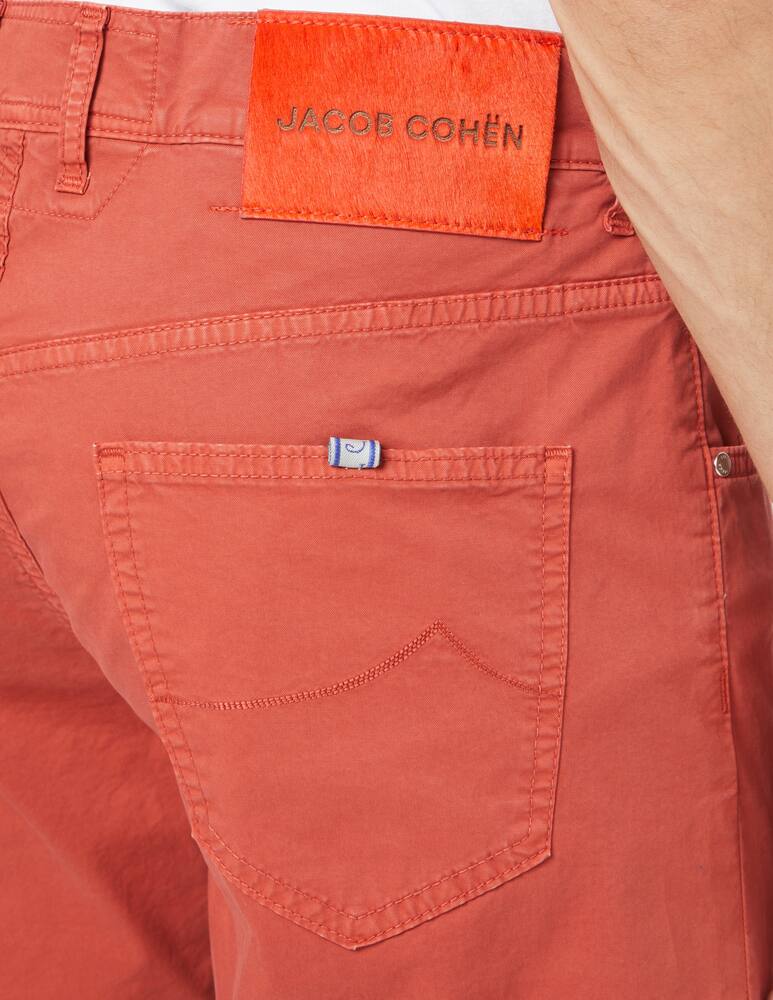 rinascente Jacob Cohen Color gabardine nicolar short - orange