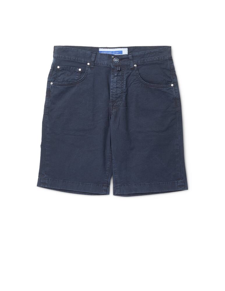 rinascente Jacob Cohen Color gabardine nicolar short - blue