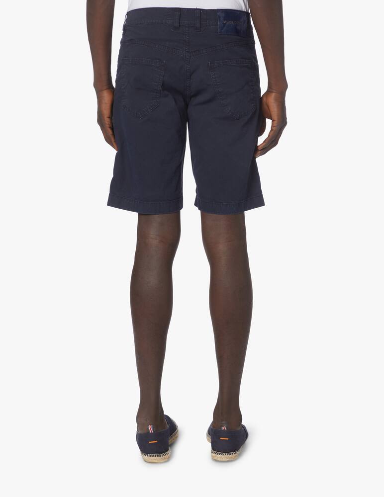 rinascente Jacob Cohen Color gabardine nicolar short - blue