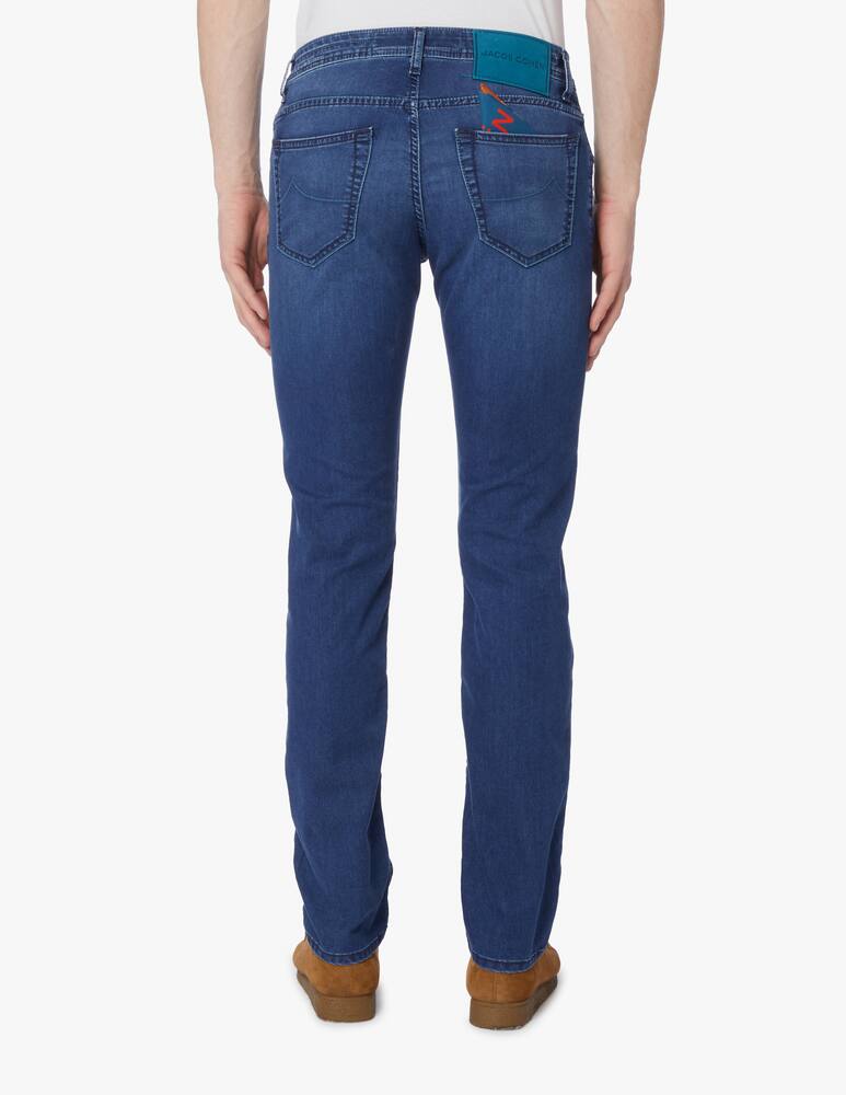 rinascente Jacob Cohen Jeans nick interno stampato lavaggio medio - blu