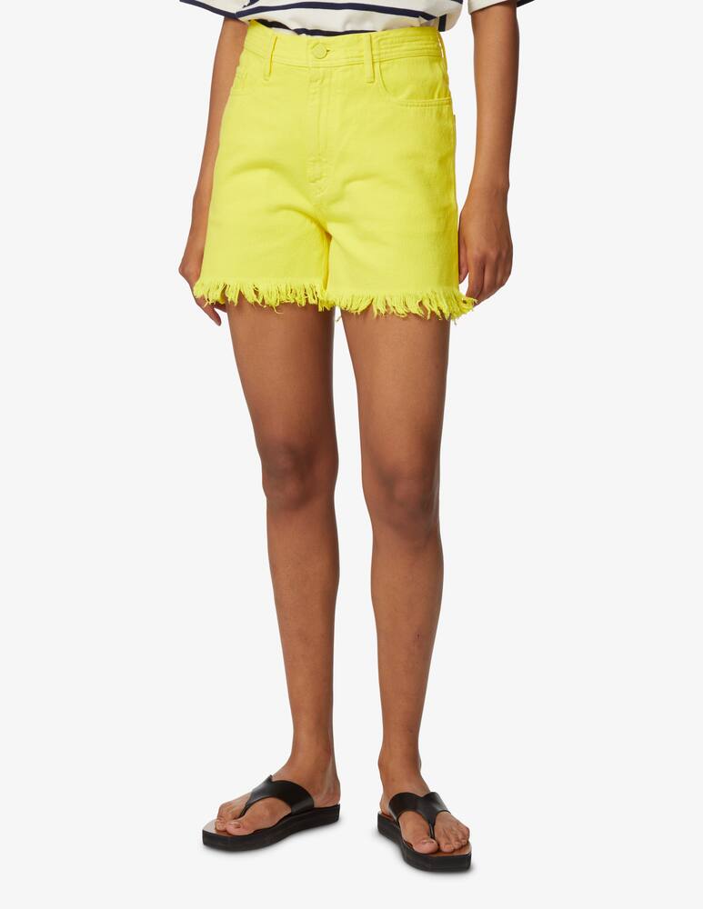 rinascente Jacob Cohen Frayed denim shorts - yellow