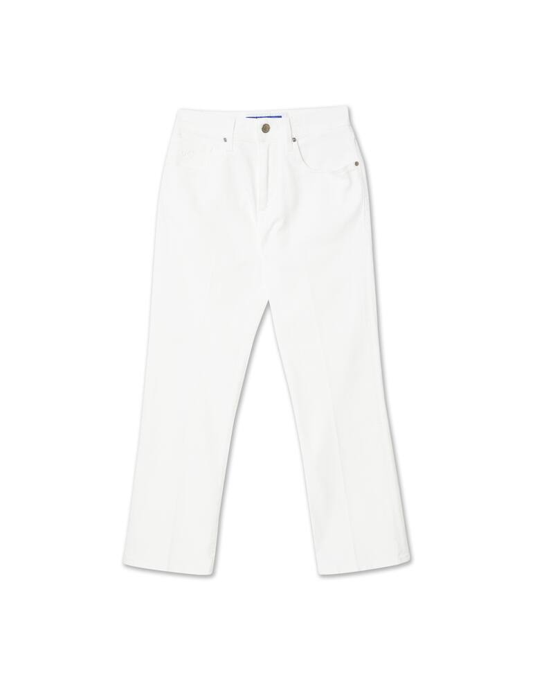 rinascente Jacob Cohen Jeans straight sfrangiato Kate - bianco