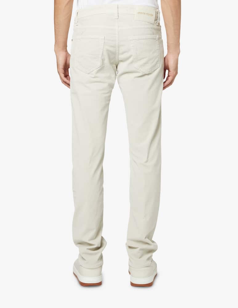 rinascente Jacob Cohen 5 pocket velvet trousers - White