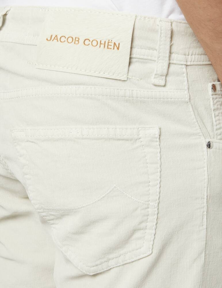 rinascente Jacob Cohen 5 pocket velvet trousers - White