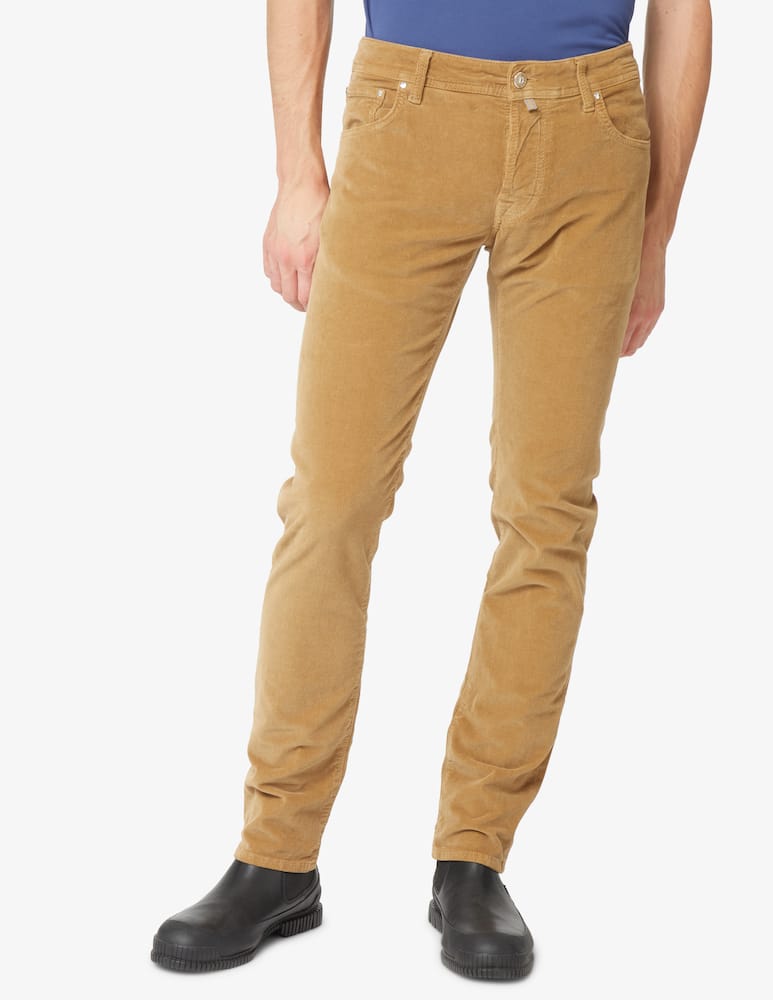 Jacob Cohen 5 pocket velvet trousers - Beige - picture 2 Jacob Cohen 5 pocket velvet trousers - Beige - picture 2