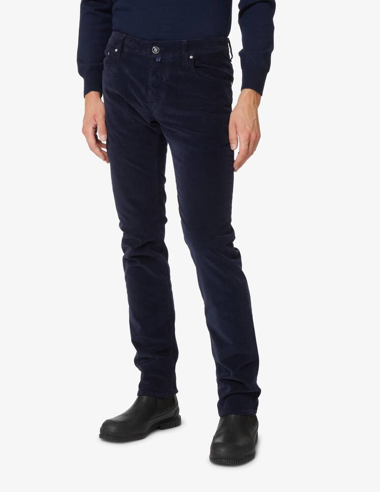 rinascente Jacob Cohen 5 pocket velvet trousers - Blue