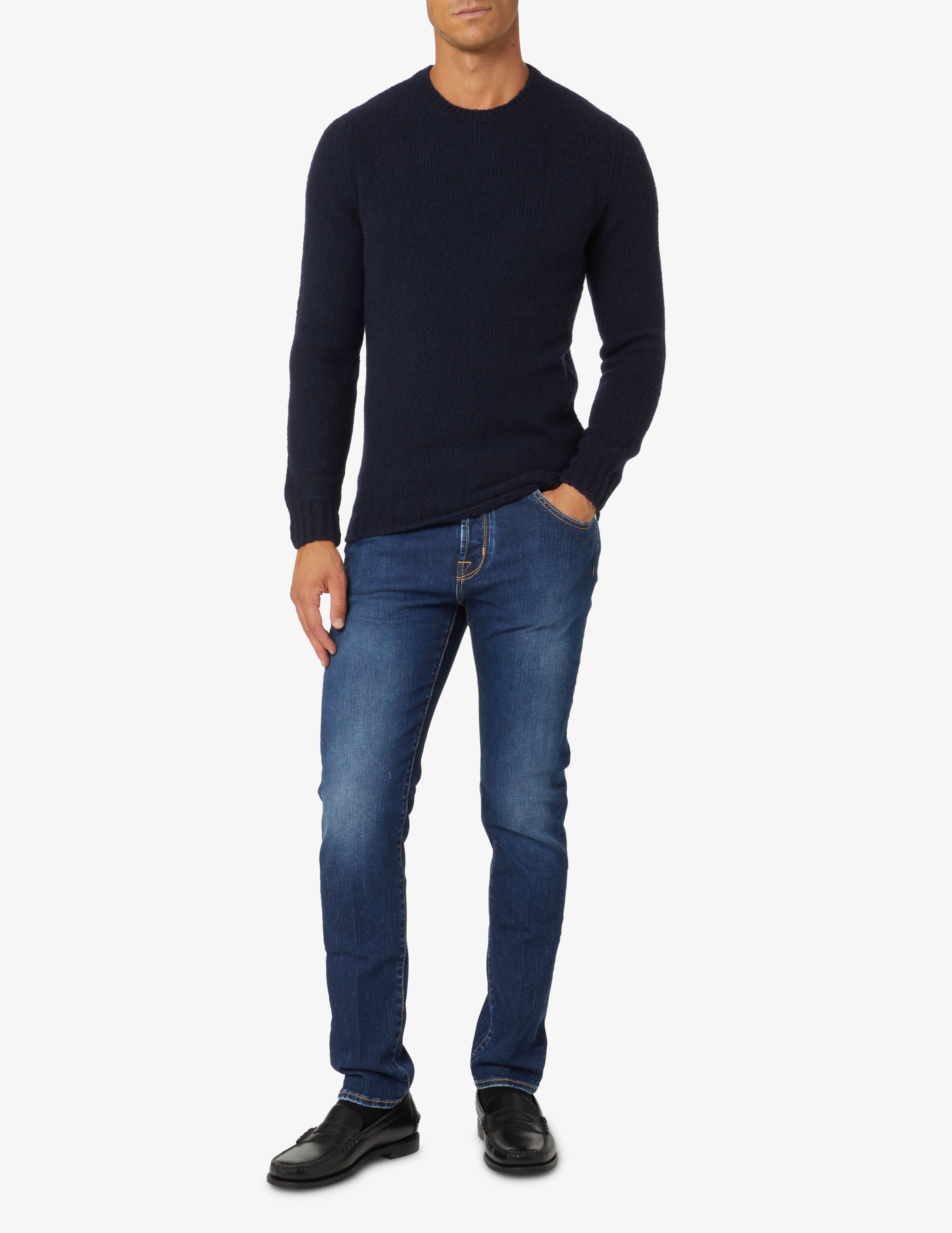Shop Jacob Cohen Scott trousers - Blue on Rinascente