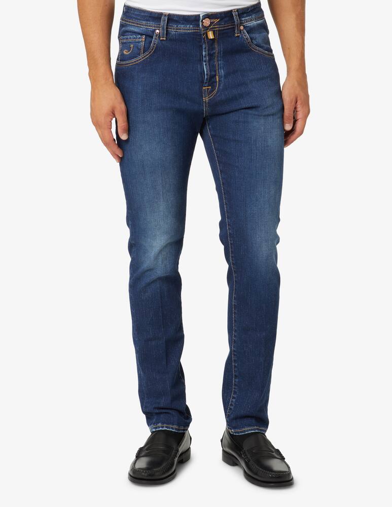 Shop Jacob Cohen Scott trousers - Blue on Rinascente