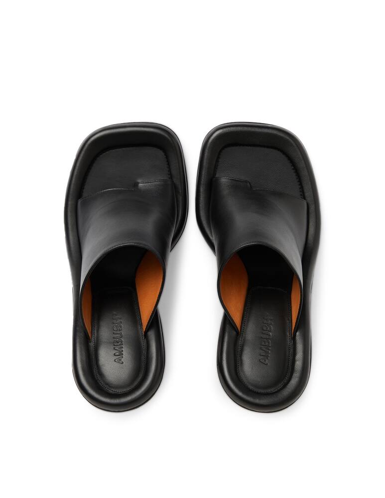rinascente Ambush Cushion leather mules
