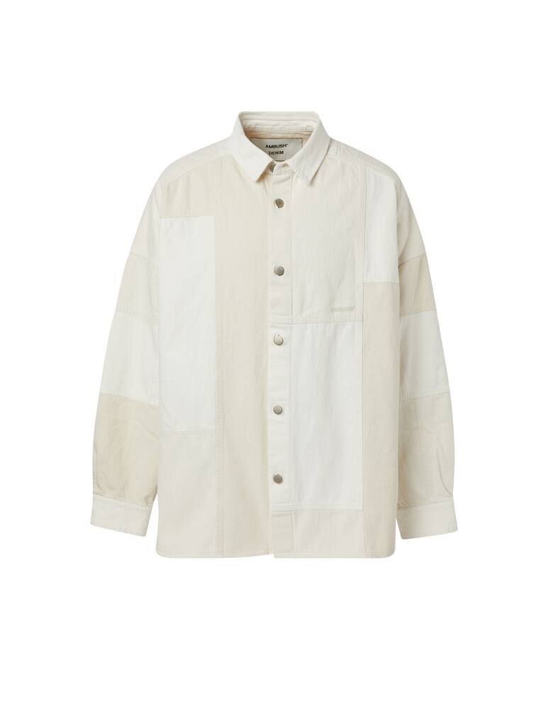 rinascente Ambush Patchwork denim shirt 