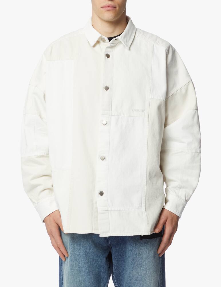 rinascente Ambush Patchwork denim shirt 
