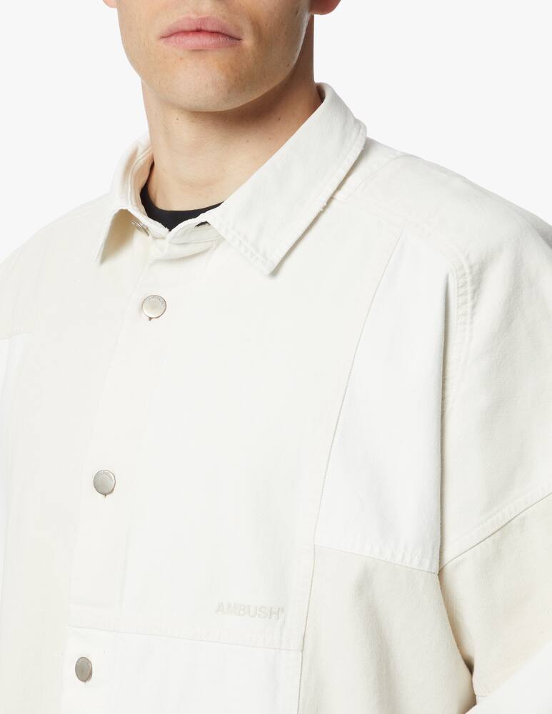 rinascente Ambush Patchwork denim shirt 