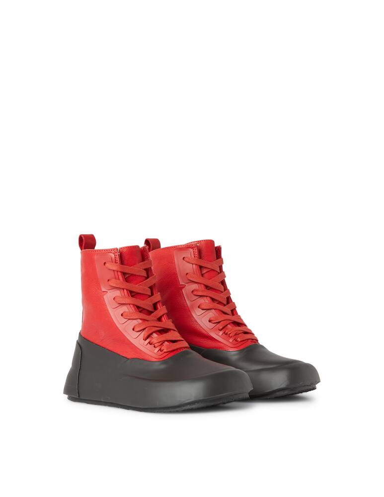 rinascente Ambush Leather mix high-top sneakers