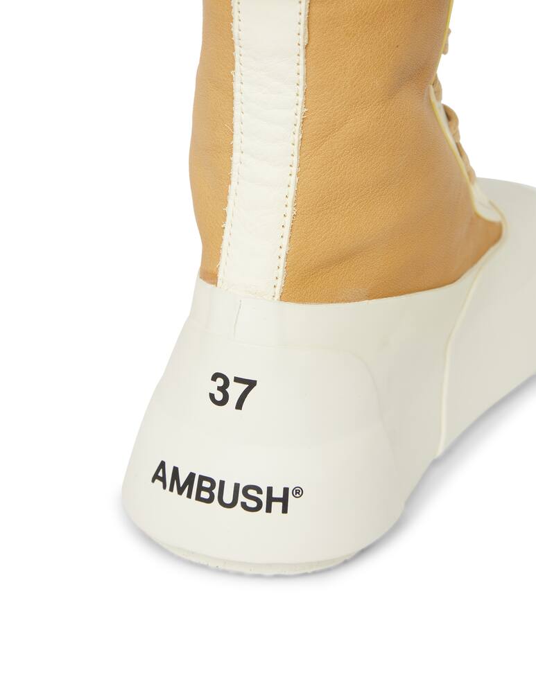 rinascente Ambush Leather mix high-top sneakers