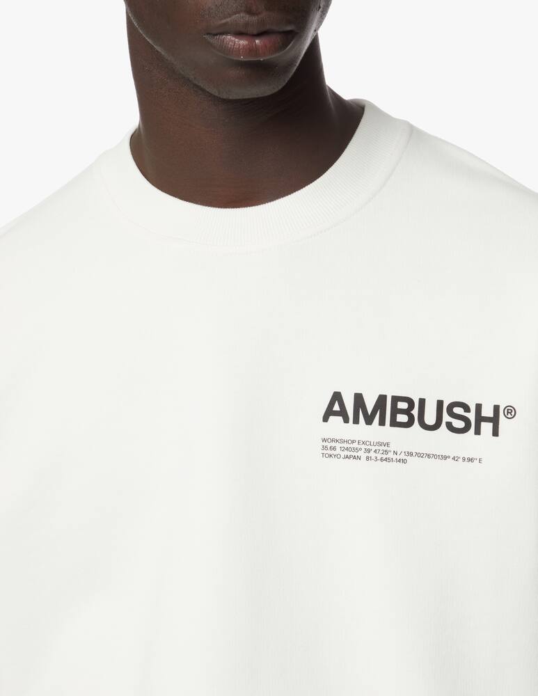 rinascente Ambush Felpa girocollo workshop - bianco