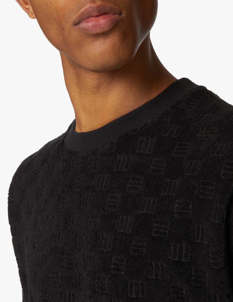 rinascente Ambush Monogram terry t-shirt - black