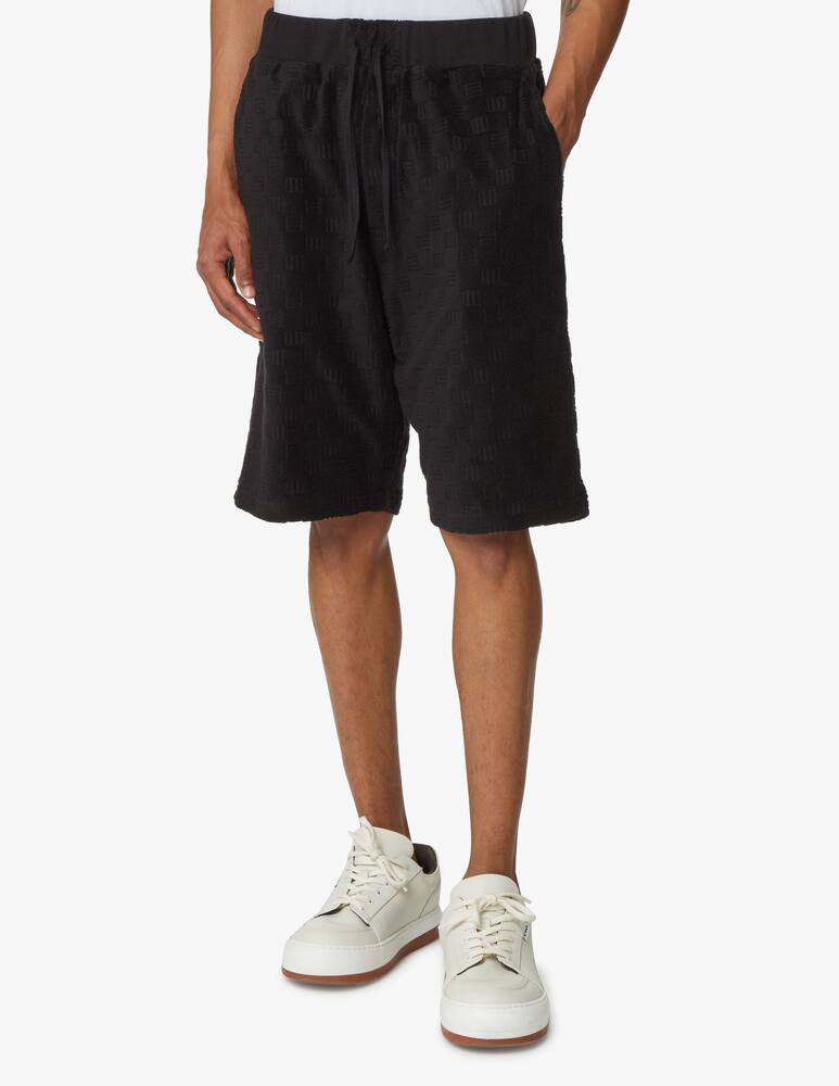 rinascente Ambush Monogram terry short - black