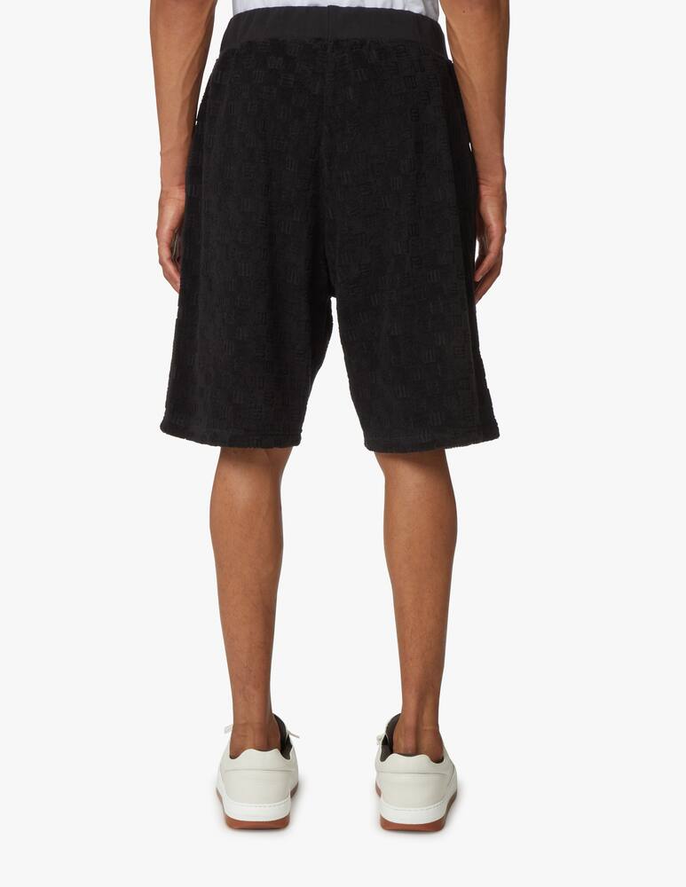 rinascente Ambush Monogram terry short - black