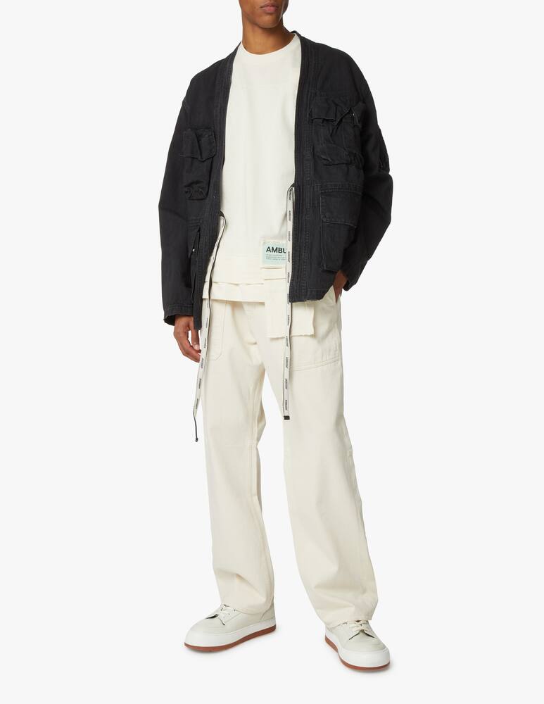 rinascente Ambush Kimono denim - black