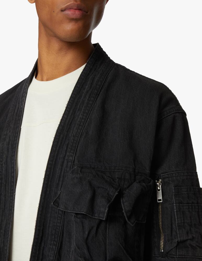 rinascente Ambush Kimono denim - black