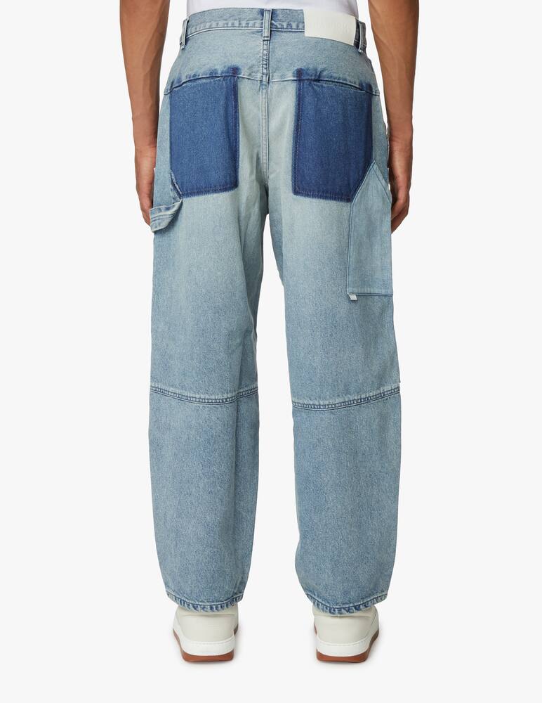 rinascente Ambush Panelled denim pants - blue