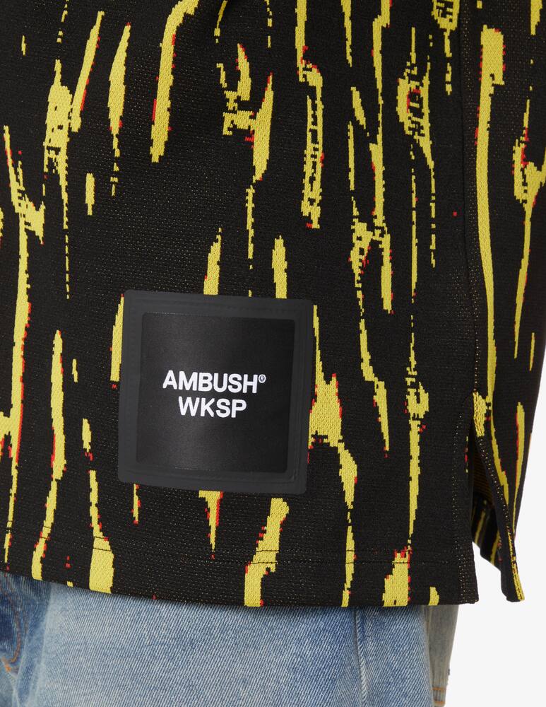 rinascente Ambush Maglietta manica corta jacquard - Nero
