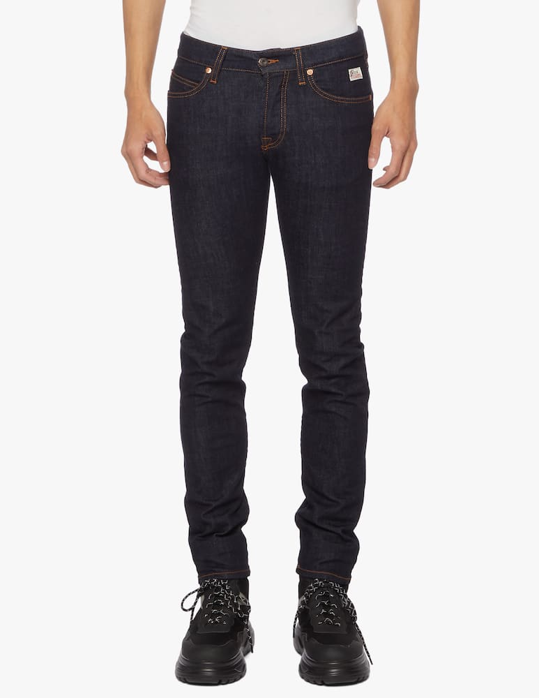 rinascente Roy Roger's 529 elast jeans in denim with rinse wash