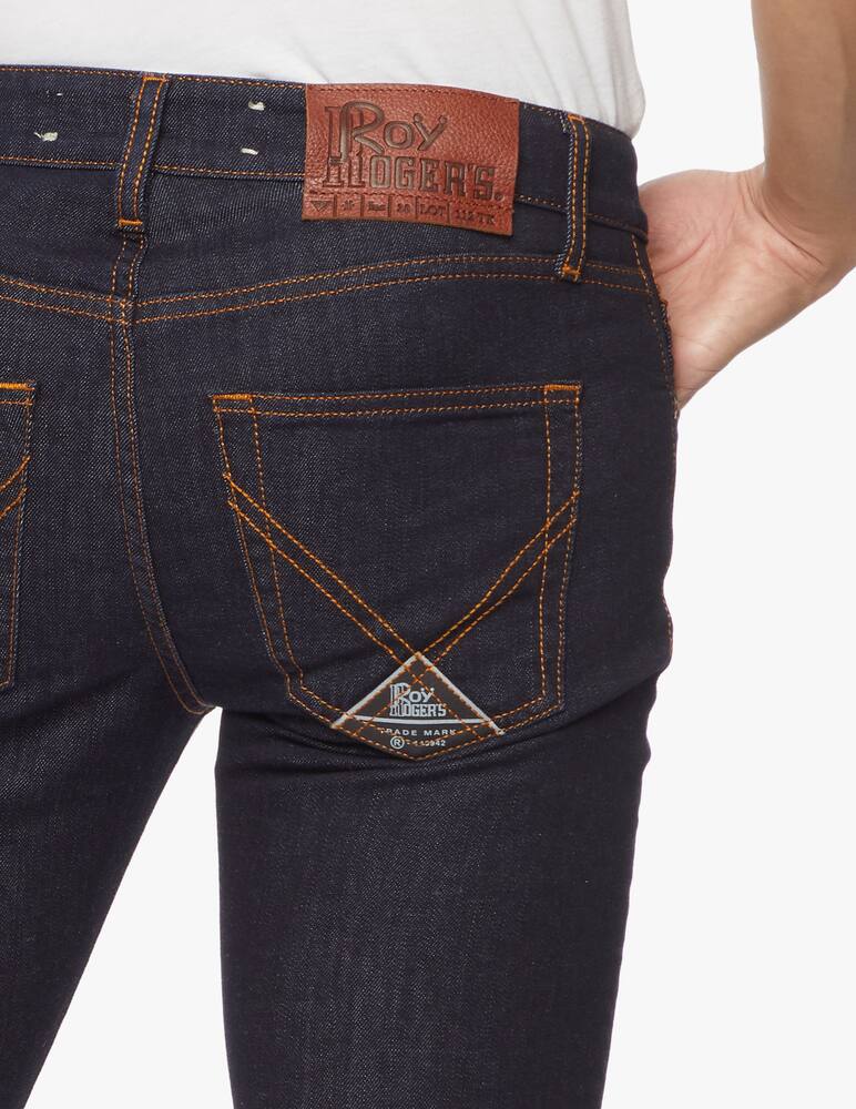Roy Roger's Jeans 529 elast in denim con lavaggio rinse - immagine 4 Roy Roger's Jeans 529 elast in denim con lavaggio rinse - immagine 4