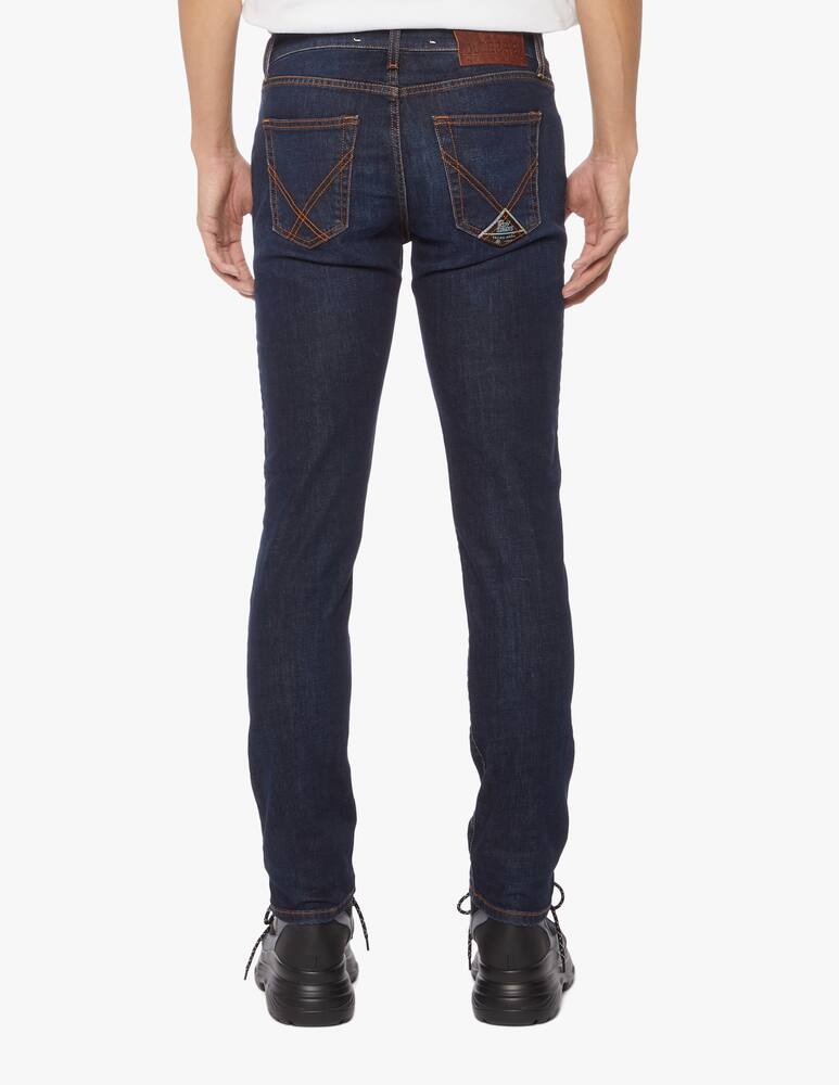 rinascente Roy Roger's Jeans 529 pater in denim elasticizzato con lavaggio scuro