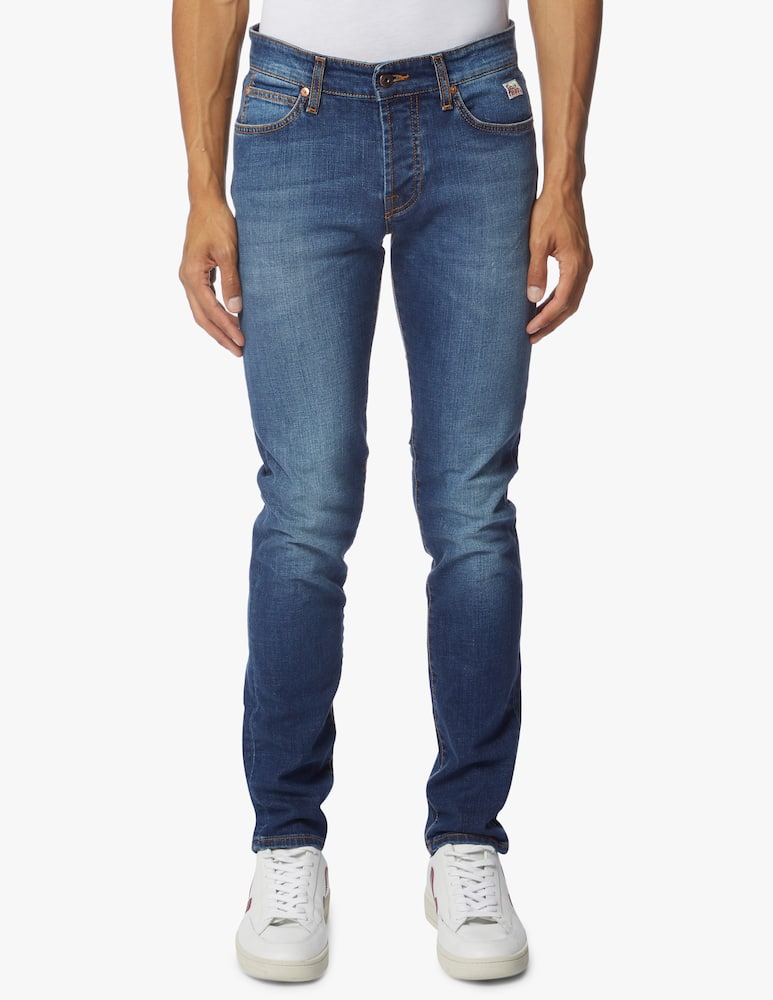 rinascente Roy Roger's 529 carlin jeans in medium wash denim