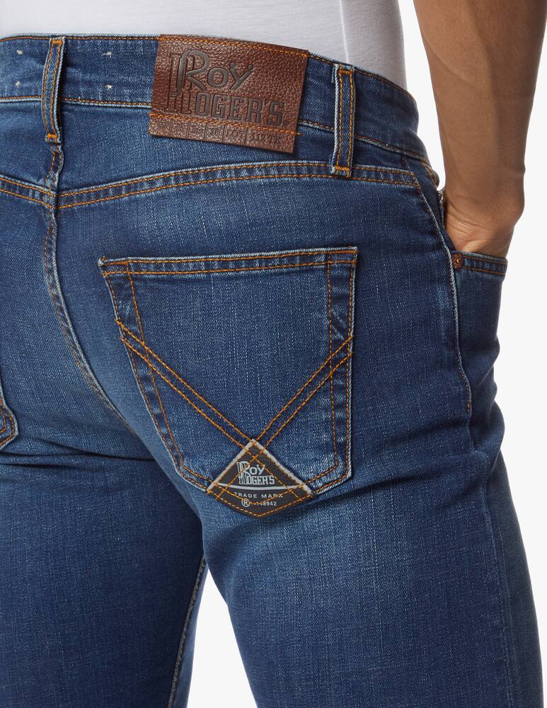 rinascente Roy Roger's 529 carlin jeans in medium wash denim