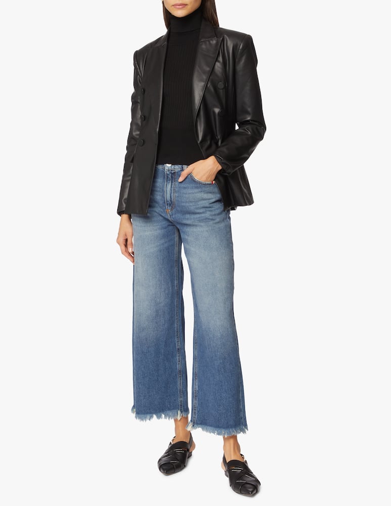 rinascente Amish Supplies Jeans a zampa e vita alta Linda