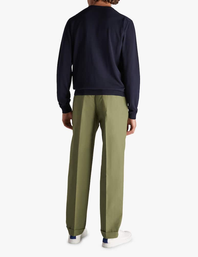 rinascente Slowear Zanone Girocollo slim fit in cotone crêpe certificato 