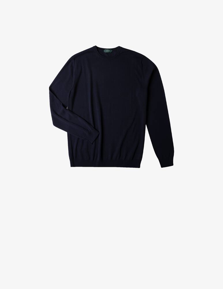 rinascente Slowear Zanone Girocollo slim fit in cotone crêpe certificato 