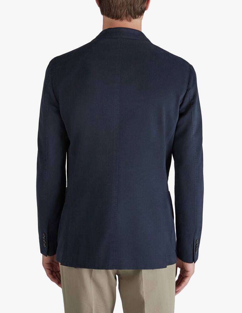 Slowear Montedoro Giacca slim fit in drill di cotone e cashmere - immagine 3