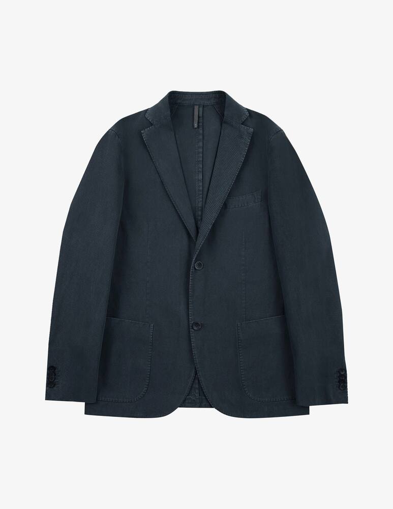 Slowear Montedoro Giacca slim fit in drill di cotone e cashmere - immagine 6