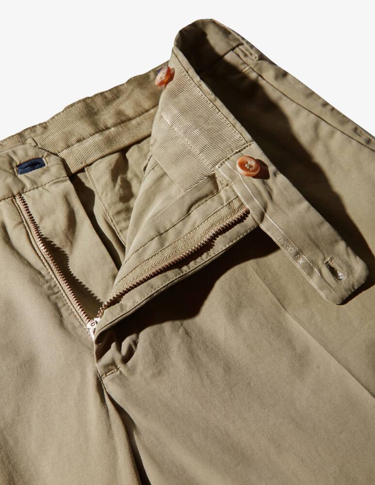 rinascente Slowear Slim-fit certified Royal Batavia cotton trousers Incotex