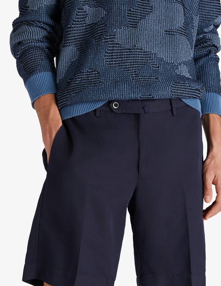 rinascente Slowear Incotex Bermuda regular fit in chinolino certificato 