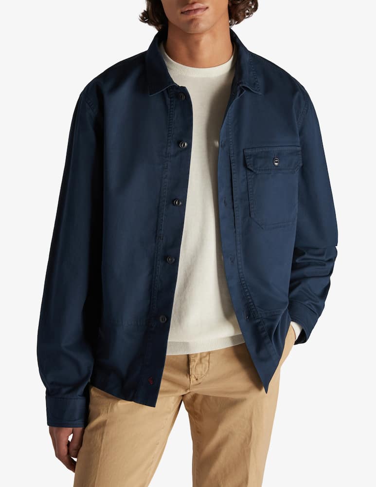 rinascente Slowear Zanone Slim fit crewneck in certified crêpe cotton 