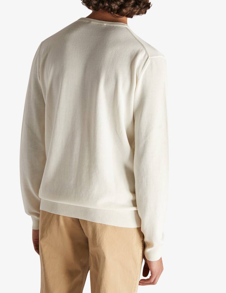 rinascente Slowear Zanone Slim fit crewneck in certified crêpe cotton 