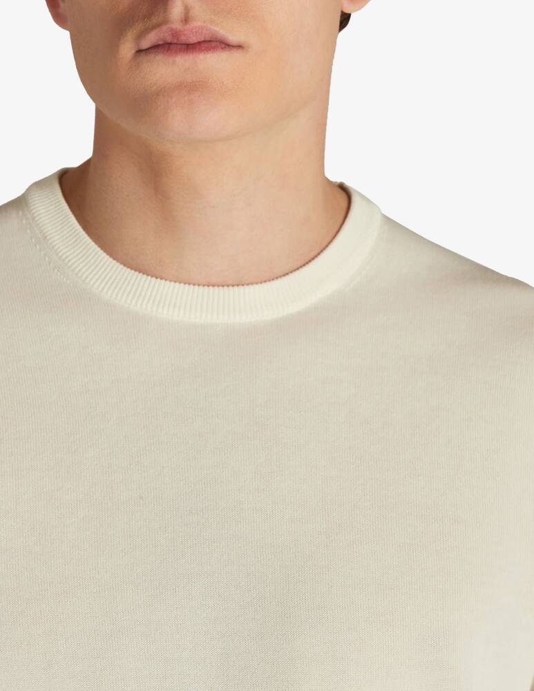 Slowear ZANONE - Slim-fit crew neck sweater in certified crêpe cotton - picture 3 Slowear ZANONE - Slim-fit crew neck sweater in certified crêpe cotton - picture 3