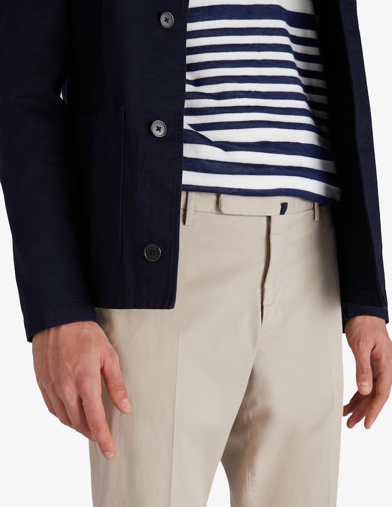 rinascente Slowear Pantaloni slim fit in cotone Royal Batavia certificato Incotex