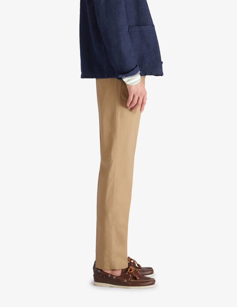 rinascente Slowear Incotex Pantalone slim fit in summer popeline certificato 