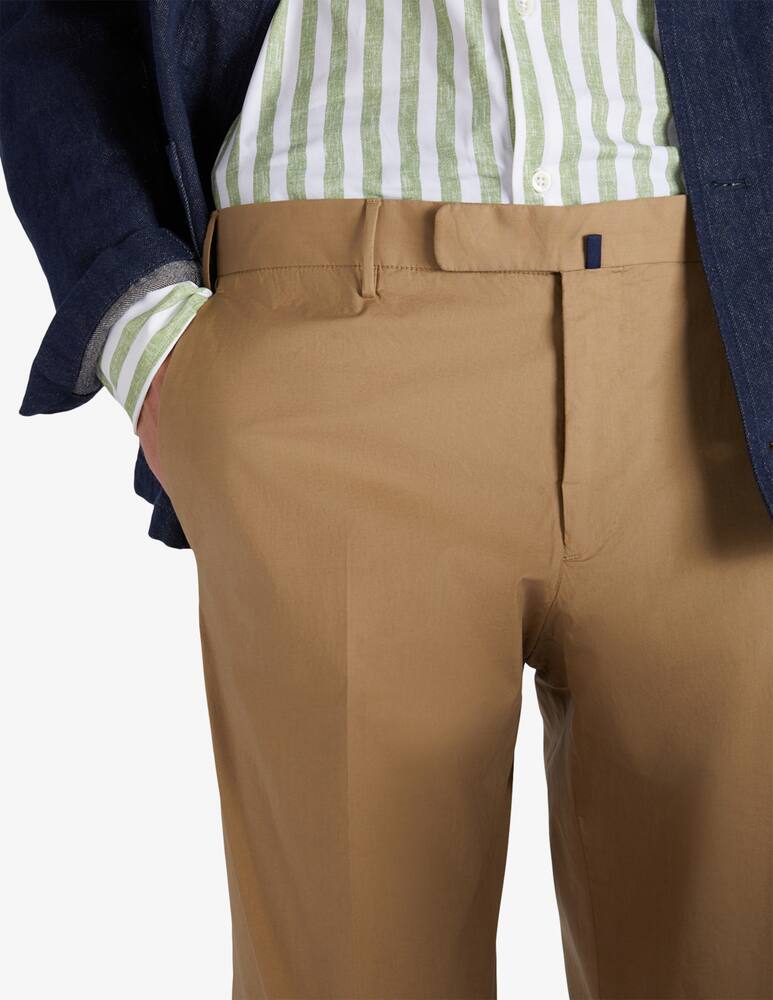 rinascente Slowear Incotex Pantalone slim fit in summer popeline certificato 