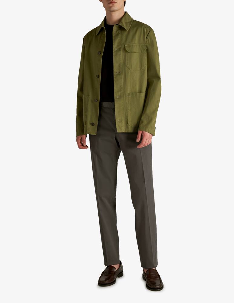 rinascente Slowear Slim-fit certified Royal Batavia cotton trousers Incotex