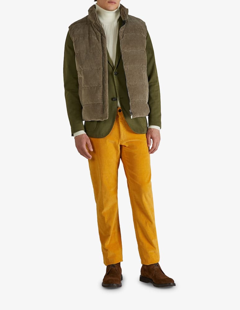 Slowear Montedoro Giacca slim fit in drill di cotone e cashmere - immagine 2 Slowear Montedoro Giacca slim fit in drill di cotone e cashmere - immagine 2