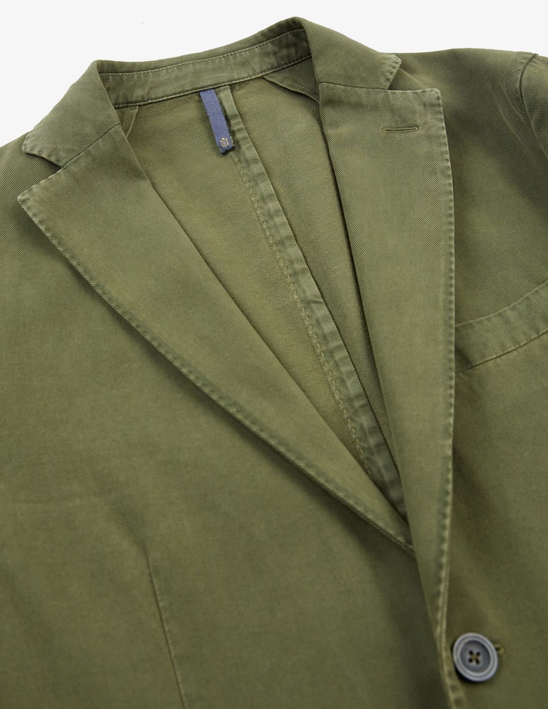 Slowear Montedoro Giacca slim fit in drill di cotone e cashmere - immagine 5 Slowear Montedoro Giacca slim fit in drill di cotone e cashmere - immagine 5