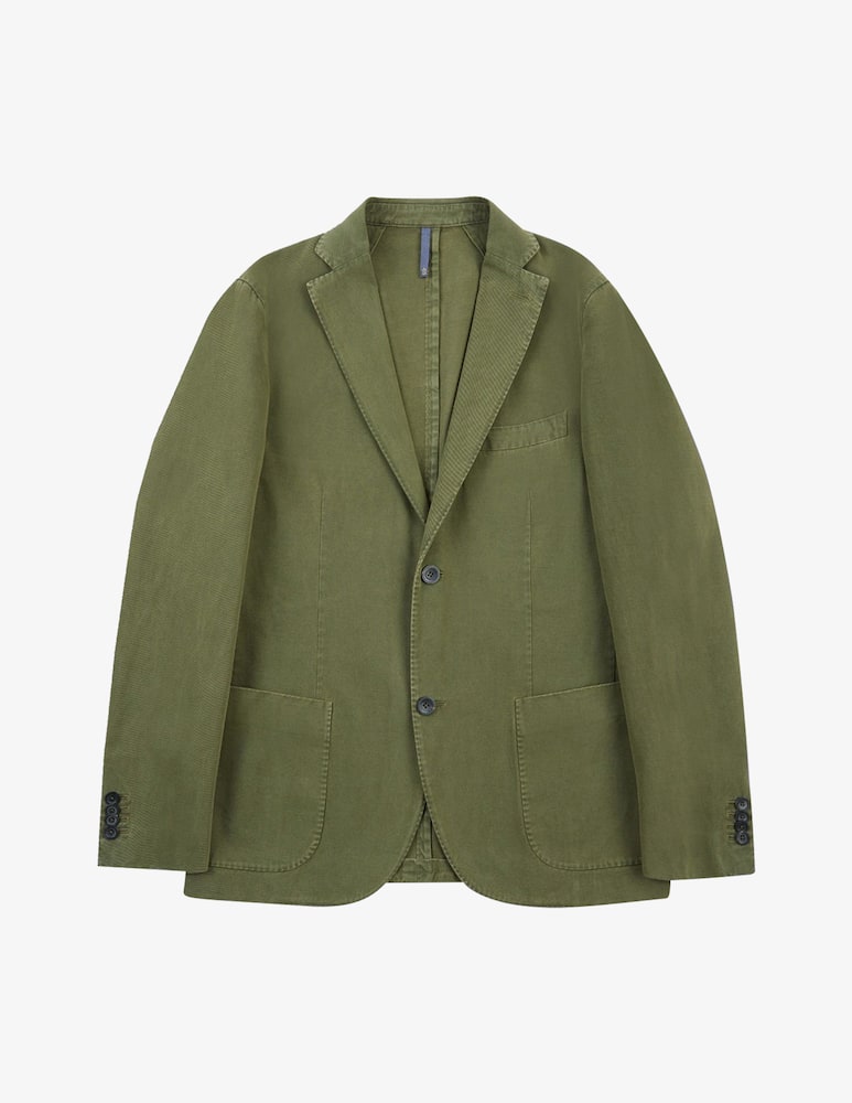 Slowear Montedoro Giacca slim fit in drill di cotone e cashmere - immagine 6 Slowear Montedoro Giacca slim fit in drill di cotone e cashmere - immagine 6
