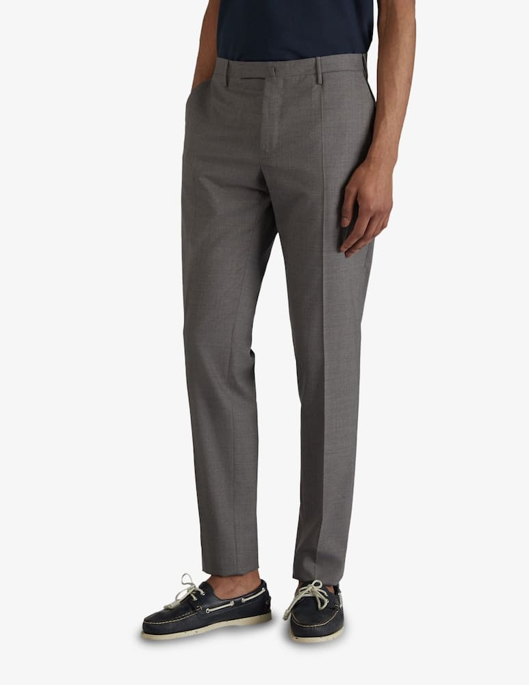 Slowear INCOTEX - Slim fit trousers in woollen cloth - picture 1 Slowear INCOTEX - Slim fit trousers in woollen cloth - picture 1
